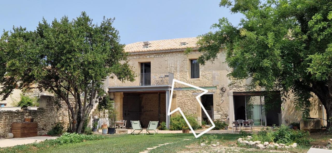 Appartement Dans Un Mas Provencal Renove Saint-Hilaire-dʼOzilhan Екстериор снимка