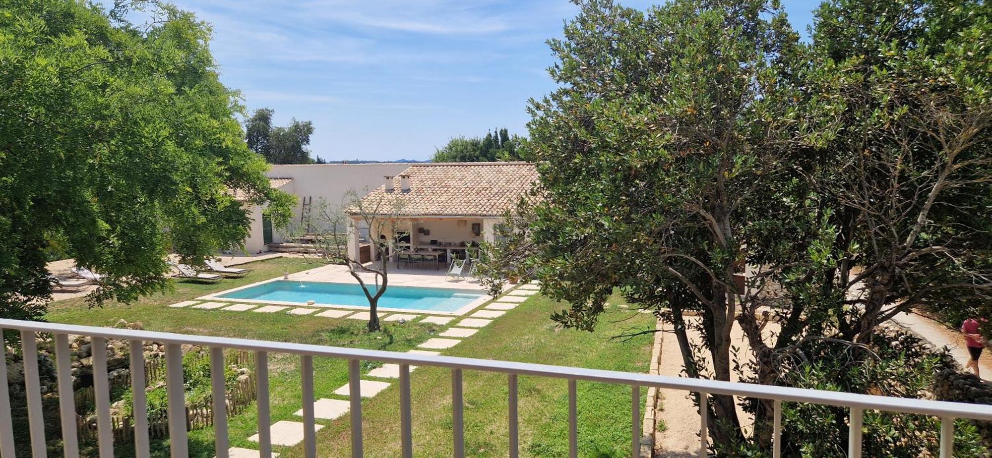 Appartement Dans Un Mas Provencal Renove Saint-Hilaire-dʼOzilhan Екстериор снимка